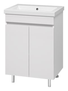 Напольная тумба под раковину Misty Енисей 60см белый